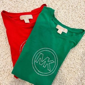 TWO Michael Kors t shirts